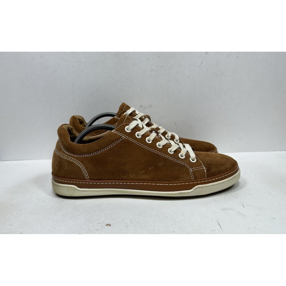Allen Edmonds Shoes Sneakers Mens 9.5 D Brown Suede Porter Derby Lace Up Sneaker